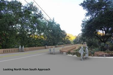Chalk Hill Bridge North from South Approach