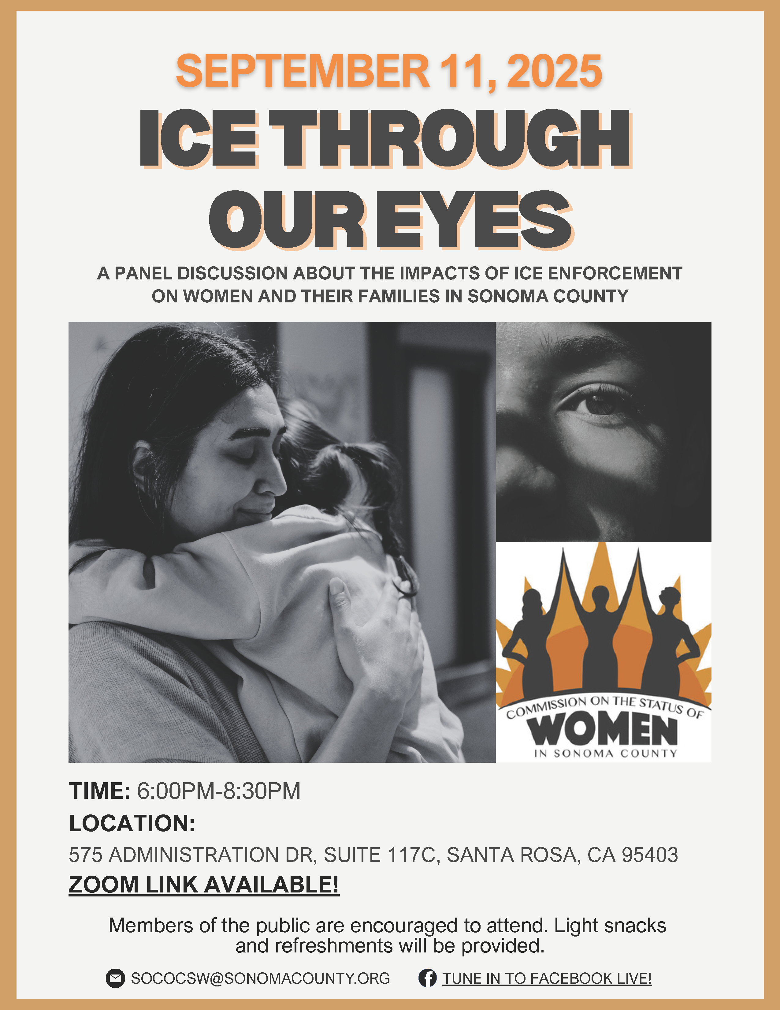 CSW ICE THROUGH OUR EYES Flyer