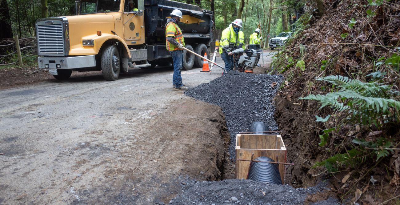 Rio Nido Culverts Installation Project Image