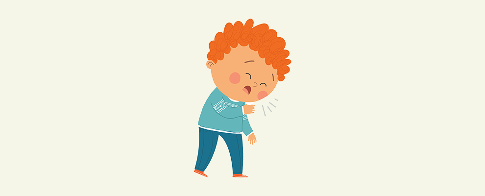 Child coughing