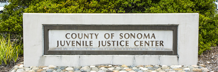 Juvenile Justice Center Sign
